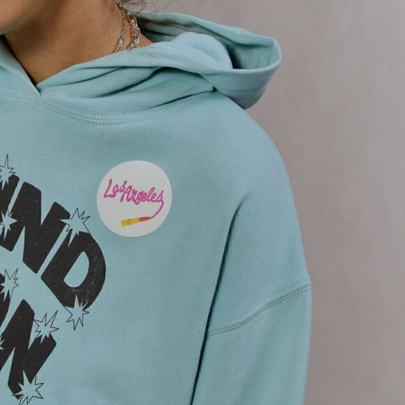 Daydreamer LA Sound And Vision Patch Pocket Graphic Hoodie NWT - Picture 10 of 16